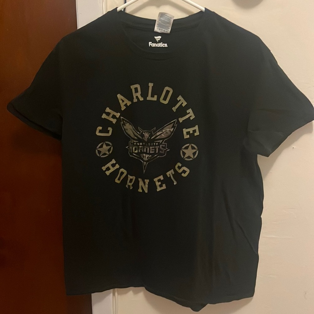 Fanatics Charlotte Hornets black t shirt